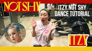 ITZY “Not Shy” Dance Tutorial | Full w Mirror [Charissahoo]