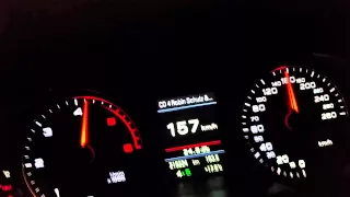 Audi A4 B8 2.0tdi (170HP) acceleration 0-100, 0-180