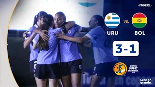 URUGUAY vs. BOLIVIA [3-1] | RESUMEN | CONMEBOL SUB17 FEM | FASE DE GRUPOS