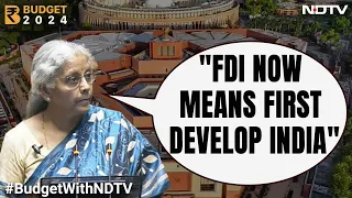 Interim Budget 2024 Highlights | Nirmala Sitharaman: "FDI Now Means First Develop India"