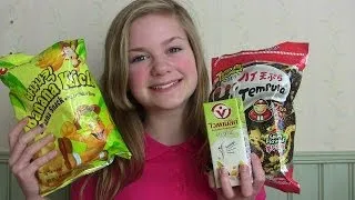 Testar asiatiska snacks!