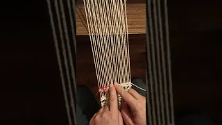 Gördes düğümlü halı dokuma (weaving carpet with ghiordes knot)