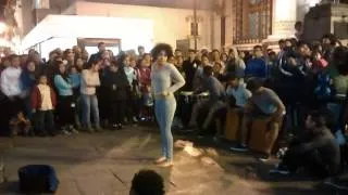 Los negritos jaraneros haciendo su show en Jr. De la unión...Part1