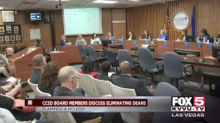 Parents, school staff upset over CCSD eliminating deans