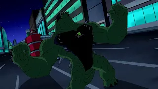 Ben loses control over ultimate humungousaur , Ben 10 Ultimate Alien Episode 39