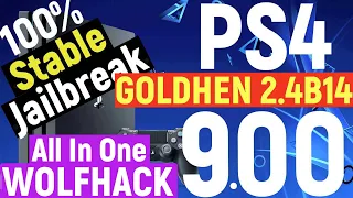PS4 Jailbreak 9.00 | All In ONE | 100% Stable | Goldhen 2.4 | Wolf Hack's Host