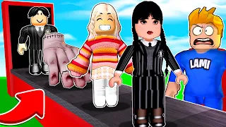 ich BAUE eine WEDNESDAY ADDAMS FABRIK! (Roblox)