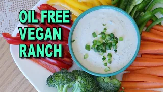 Vegan Oil-Free Ranch Dressing | Easy Make at Home Recipe (Gluten Free, Soy Free)