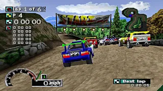 Rally Cross PS1 Gameplay HD (Beetle PSX HW)