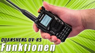 Quansheng UV-K5 📱 Bedienung und Funktionen