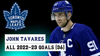 John Tavares (#91) All 36 Goals of the 2022-23 NHL Season