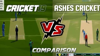 Cricket 19 vs Ashes Cricket 17 Comparison
