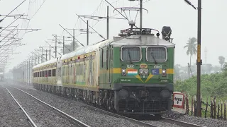 COLORFUL Bharat GAURAV Tourist Trains | WAP7 + WAG9 and WAG7 | Indian Railways