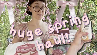 HUGE SPRING TRY ON HAUL 🌷 Lisa Says Gah & Pinterest brands 🎀 cottagecore, coquette, vintage, girly