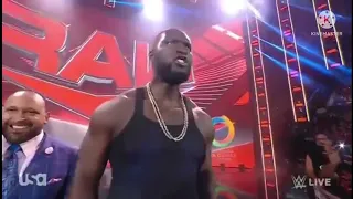 Omos vs Bobby Lashley Steel Cage Match at WWE RAW 16th May 2022 Full Match