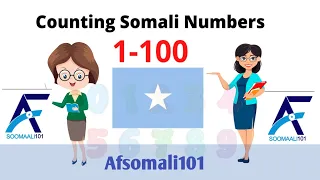 Somali Numbers 1-100 (counting Somali numbers with pronounciation)