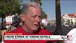 Union strike at Virgin Hotels in Las Vegas