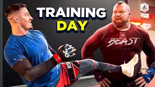 Training Day In The Life l Eddie Hall "The Beast" | Tom Aspinall Vlogs