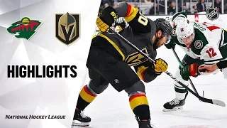 Вегас - Миннесота / NHL Highlights | Wild @ Golden Knights 12/17/19