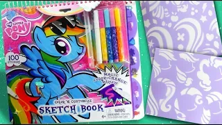 My little pony Color N' Customize Sketchbook MLP sticker activity book