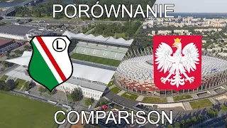 Comparison of stadiums #4  Warsaw.