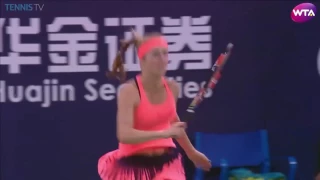 2016 WTA Elite Trophy Zhuhai | Day 3 Shot of the Day