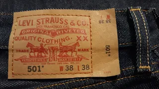 LEVI'S 501 SHRINK TO FIT JEANS:) FAKE OF REAL?