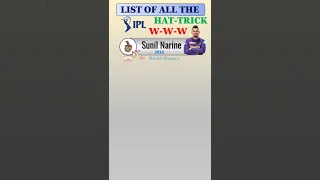 List of all hat tricks in IPL #cricketshorts #iplshorts