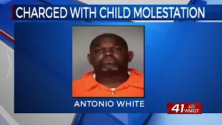 Macon man in custody on child molestation charges