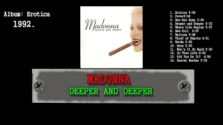 MADONNA - DEEPER AND DEEPER  /lyrics video/