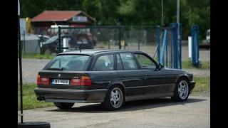 BMW M5 E34 Touring / POV // Sosnova Drift Fun