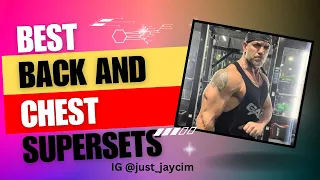 SUPERSETS WORKOUT - BACK AND CHEST #back workout #chest