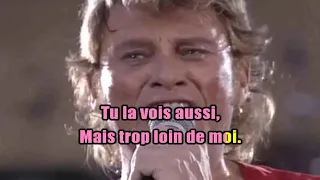 KARAOKÉ Johnny Hallyday  Medley Pas Cette Chanson Live Parc Des Princes 1993 Création JP