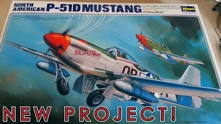 New project: 1/32 scale model P-51D Mustang fighter