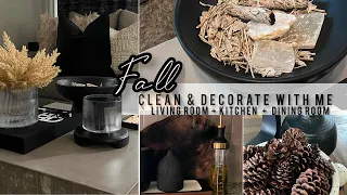 FALL CLEAN & DECORATE WITH ME 2023 🍂ELEGANT NEUTRAL + COZY FALL DECORATING IDEAS + AUTUMN AMBIENCE