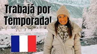 🚨TRABAJO con ALOJAMIENTO GRATIS🇫🇷 | TRABAJAR en un centro de ski 🤑