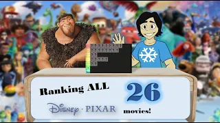 Ranking ALL 26 Disney Pixar films!