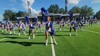 Dallas Cowboys Cheerleaders pregame performance Miller Lite club 8/26/22 vs Seattle Seahawks
