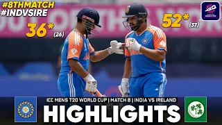 India vs Ireland 8th T20 World Cup Match Highlights | ICC World Cup 2024 | IND vs IRE Highlight 2024