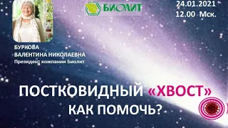 Адаптогены Биолит в системном восстановлении после перенесенного заболеваниялекция. В.Н. Буркова