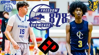 Eli Ellis Drops Another 30 Ball! Moravian Prep Vs Carmel Christian | Phenom Hoops 828 Showcase In 4K