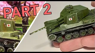 Painting And Post Shading Japanese WW2 Camo// IBG Chi Nu Kai 1/72