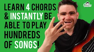 Learn 4 Chords & Instantly Be Able To Play Hundreds Of Songs!