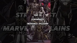 Top 15 Strongest Villains In MCU#shorts #viral #marvels shorts#marvels villains#mcu 😈😈