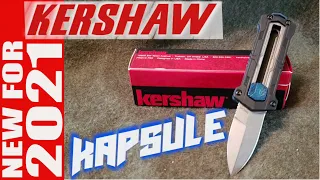 New for 2021,Kershaw Kapsule, manual OTF. Unboxing and overview.