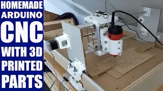 Homemade CNC with 3D Printed Parts