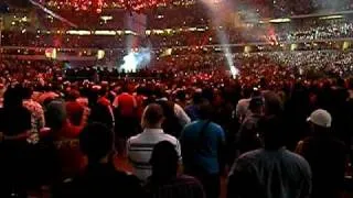 Manny Pacquiao's entrance to the ring at Dallas Stadium vs Clottey. 3-13-10