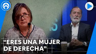 "Eres una mujer de derecha y en la derecha estás," acusa Epigmenio a Xóchitl