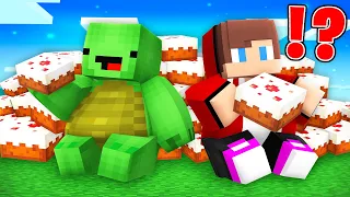 JJ and Mikey Became FAT in Minecraft ! - Maizen