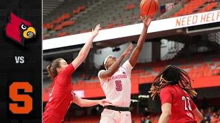 Louisville vs. Syracuse Women's Basketball Highlights (2021-22)